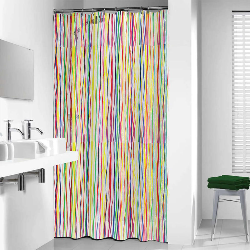 Load image into Gallery viewer, Sealskin douchegordijn rigato 180x200 cm meerkleurig
