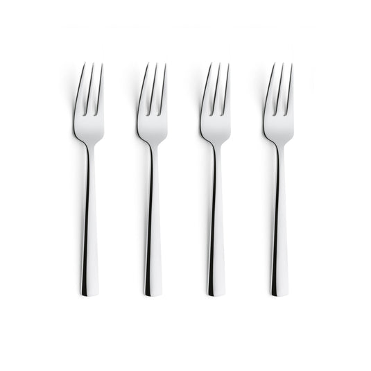 Amefa gebaksvorkjes moderno 4 stuks