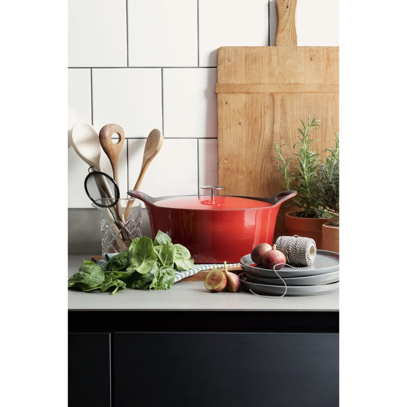 Load image into Gallery viewer, Cuisinox cuisinox volcan gietijzeren braadpan 29 cm rood
