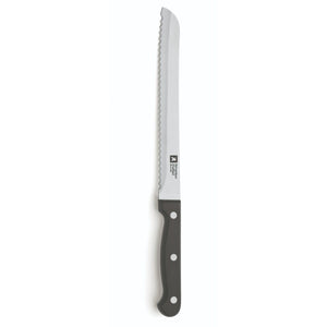 Richardson sheffield broodmes zwart roestvrij staal keukenmes 23 cm.