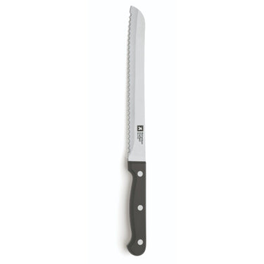 Richardson sheffield broodmes zwart roestvrij staal keukenmes 23 cm.