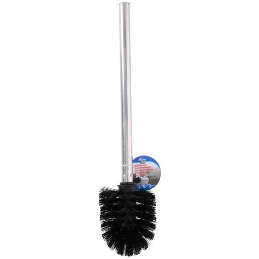 Toiletborstel rvs 35cm zwart borstel