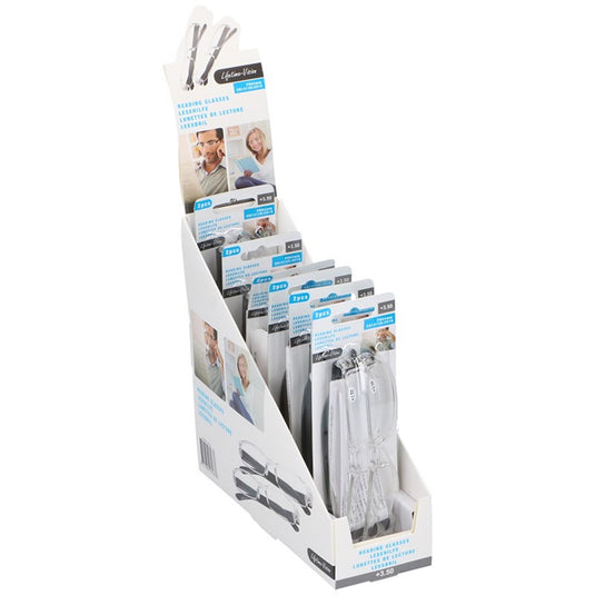Lifetime leesbril 2 stuks op kaart, sterkte +3.50