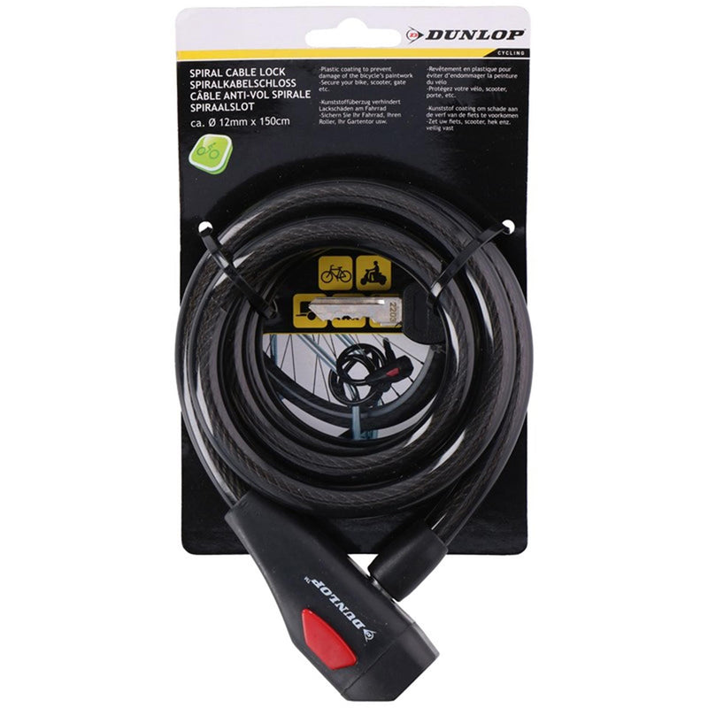 Load image into Gallery viewer, Bicycle gear spiraalslot fietsslot12mm 150cm
