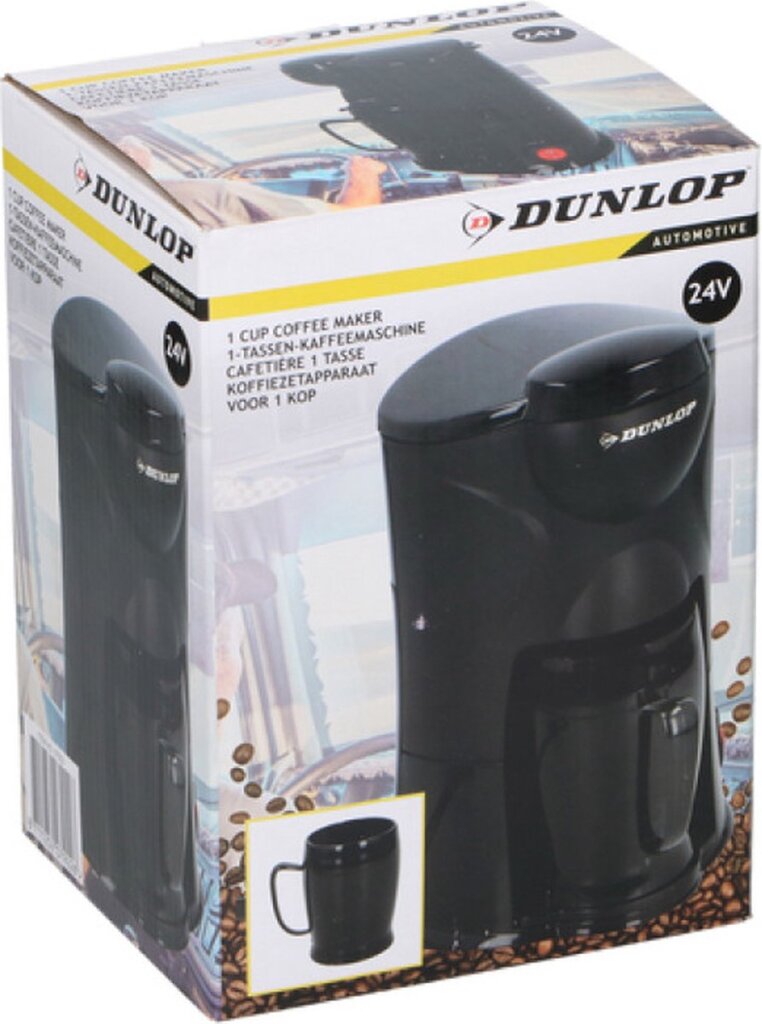 Load image into Gallery viewer, Dunlop koffiezetapparaat siggarettenaansluiting 1 kop 24v truck vrachtwagen of camper
