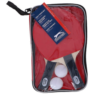 Slazenger tafeltennisset in luxe etui met 2 batjes en 2 ballen