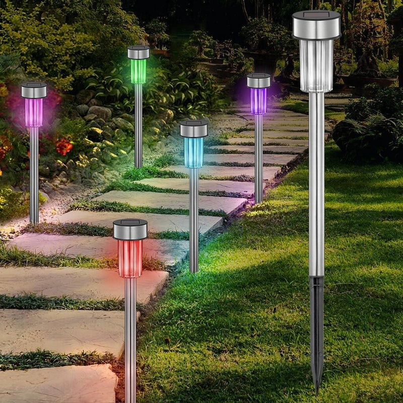 Load image into Gallery viewer, Outdoor Lights Outdoor Lights solar stekers 10 stuks LED Verschillende Lichtkleuren
