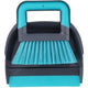 Alpina stoffer en blik 19x21.5 cm blauw grijs