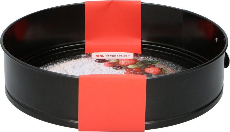 Load image into Gallery viewer, Alpina springvorm anti-aanbaklaag metaal 28x6,7cm zwart
