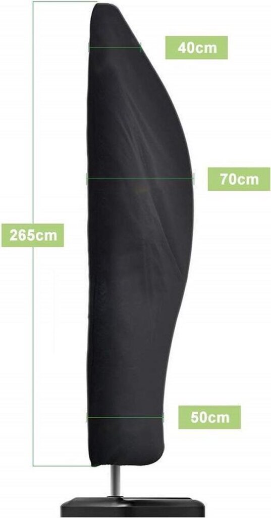 Load image into Gallery viewer, Kinzo garden parasolhoes 265x70cm voor hangparasol polyester
