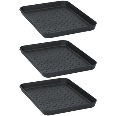 Tom multifunctionele bakken 35x27.5x3 cm 3 stuks zwart