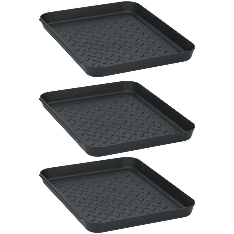 Load image into Gallery viewer, Tom multifunctionele bakken 35x27.5x3 cm 3 stuks zwart
