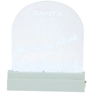 Grundig kerstschild led meerkleurig