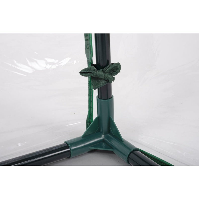 Load image into Gallery viewer, Kinzo tunnelkas met rits 130x60x50 cm transparant groen
