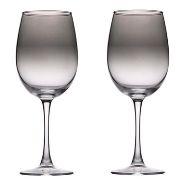 Alpina wijnglazen set 4 stuks - wijn glazen smoked - geschikt voor rode en witte wijn - glasservies voor elke gelegenheid - glas