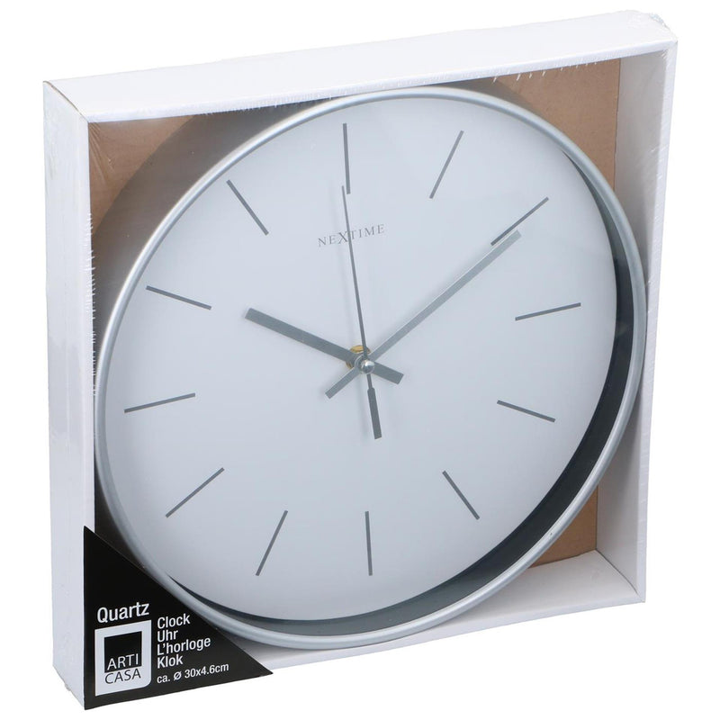 Load image into Gallery viewer, Wandklok dia30cm kunststof
