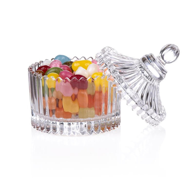 Load image into Gallery viewer, Alpina pot met deksel glas ø6,8x8,5cm

