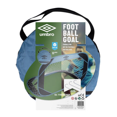 Umbro voetbalgoal pop-up 110x78x78cm inclusief haken en tas