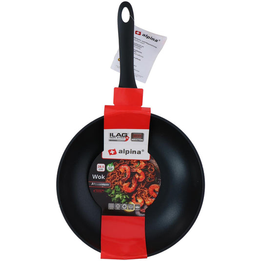 Alpina wokpan ø28,5cm wokpan ø28,5cm aluminium