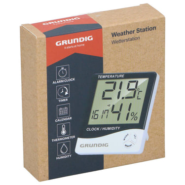 Grundig weerstation digitaal 10x10x2,5cm