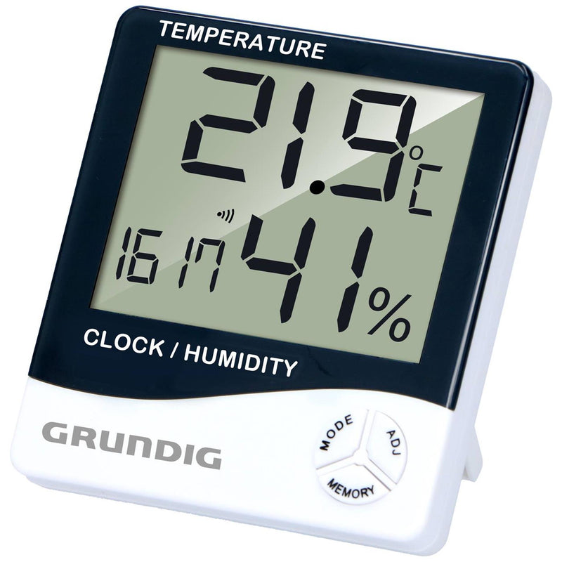 Afbeelding laden in galerijviewer, Grundig weerstation digitaal 10x10x2,5cm
