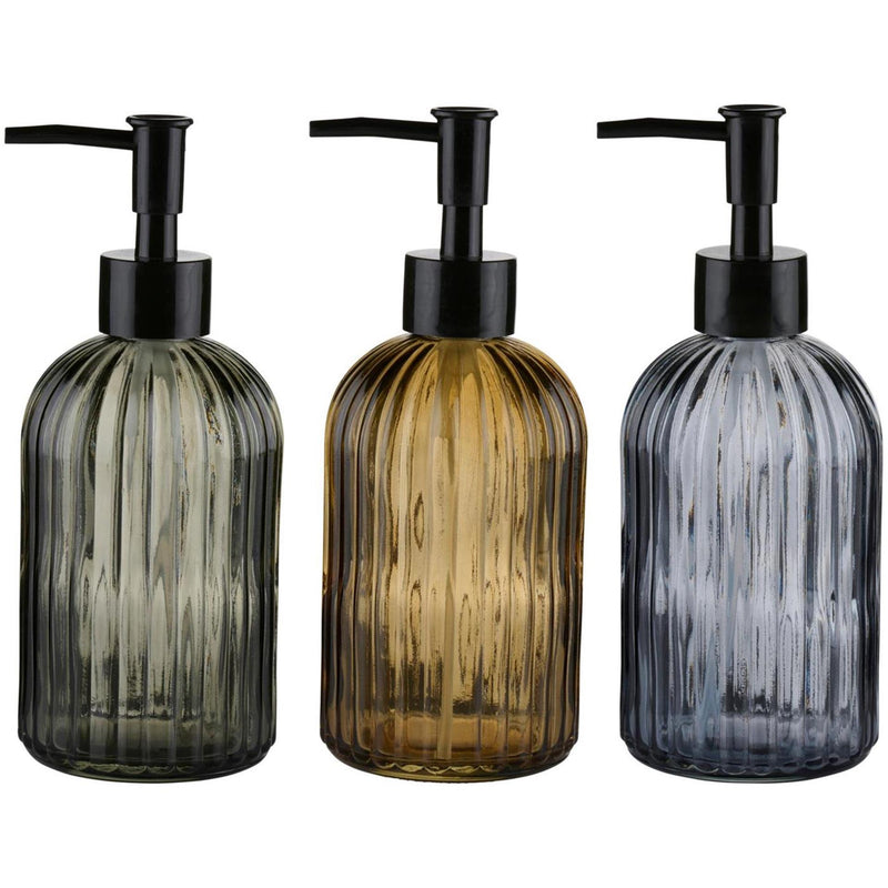 Load image into Gallery viewer, Touch of beauty zeeppomp glas gestreept ø7,5xh19cm
