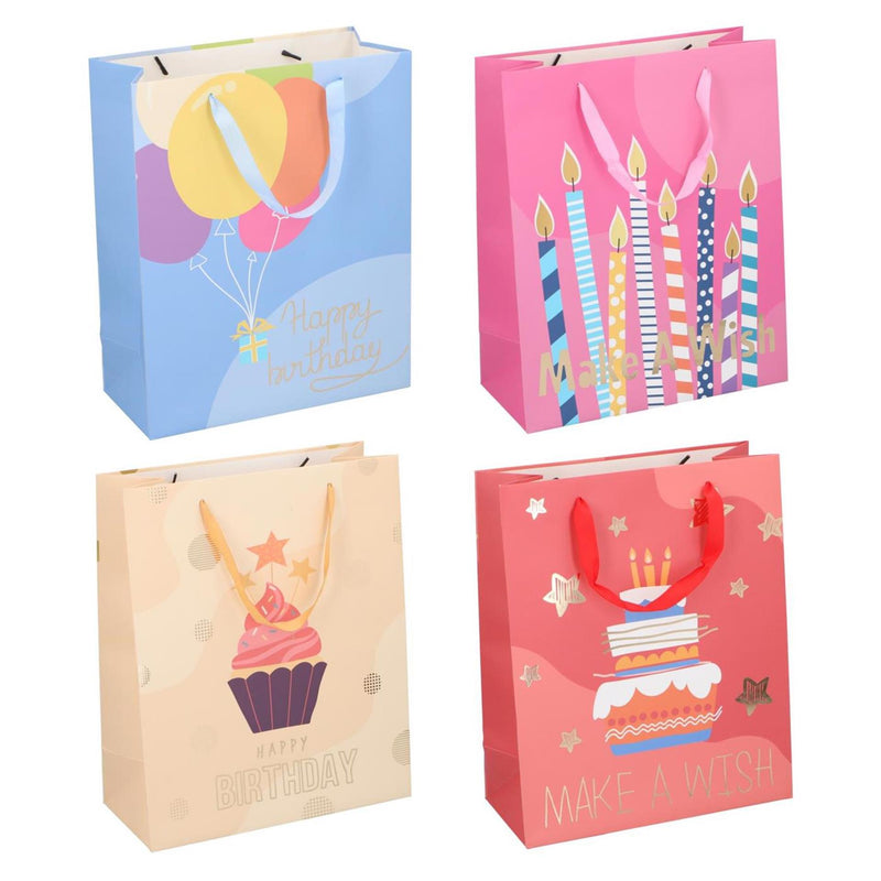Load image into Gallery viewer, Geschenktas birthday cake 32x26cm
