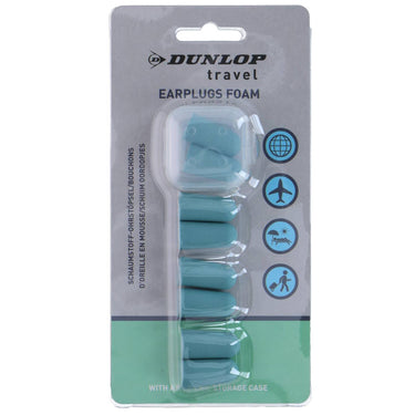 Dunlop oordopjes foam 8 stuks inclusief opbergdoosje