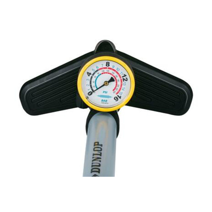 Load image into Gallery viewer, Dunlop Fietspomp Grijs met Drukmeter
