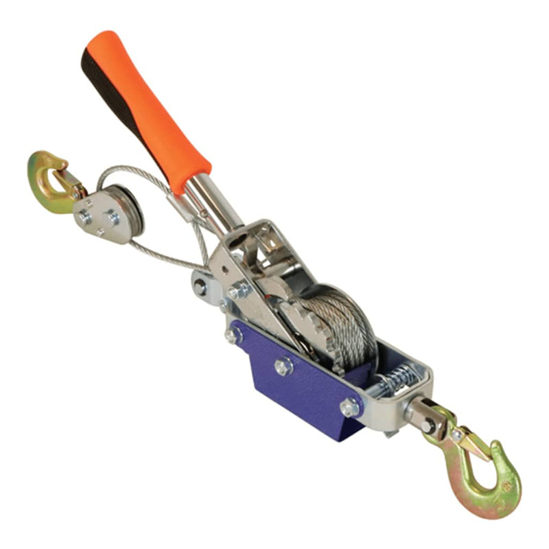 Load image into Gallery viewer, Carpoint Handlier met kabel draagbaar 800 kg chroom

