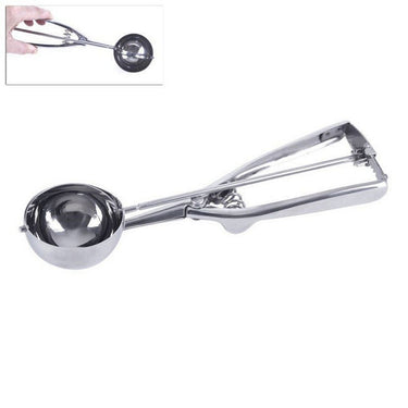 Excellent houseware ijsboltang oliebollenlepel rvs 5,5 cm