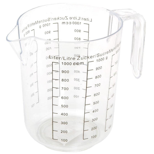 Basic transparante maatbeker 1l