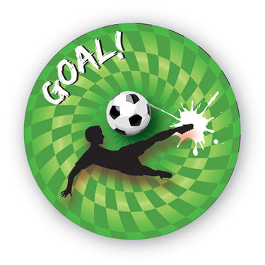 Haza witbaard sportieve goal borden 23cm 8 stuks