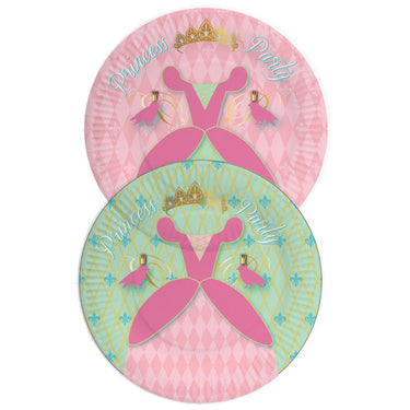 Haza witbaard disney princess borden 23cm 8 stuks