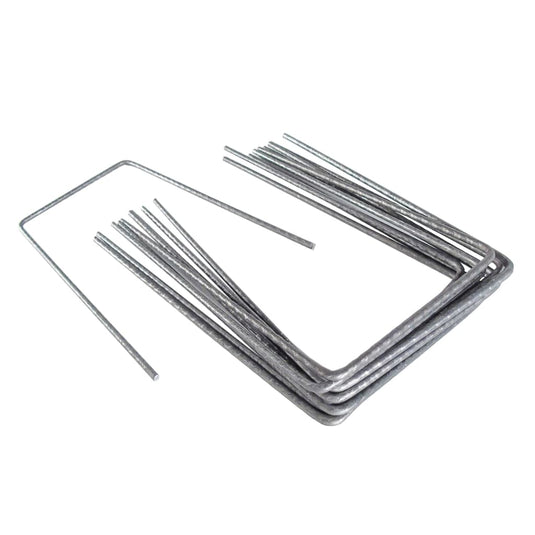 Nature worteldoekpennen 10 st 12x20 cm metaal