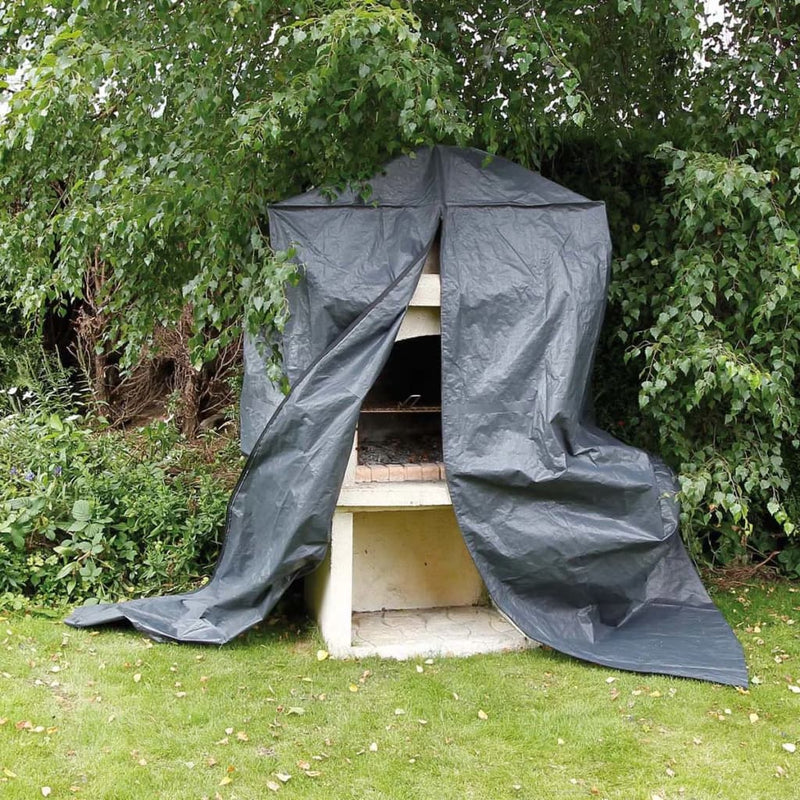 Load image into Gallery viewer, Nature beschermhoes voor stenen barbecues 253x128x80 cm
