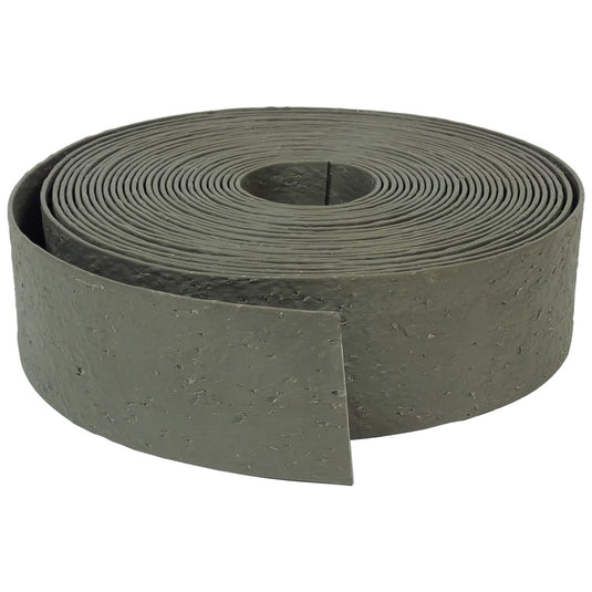 Nature tuinrand getextureerd 0,12x24 m 5 mm grijs