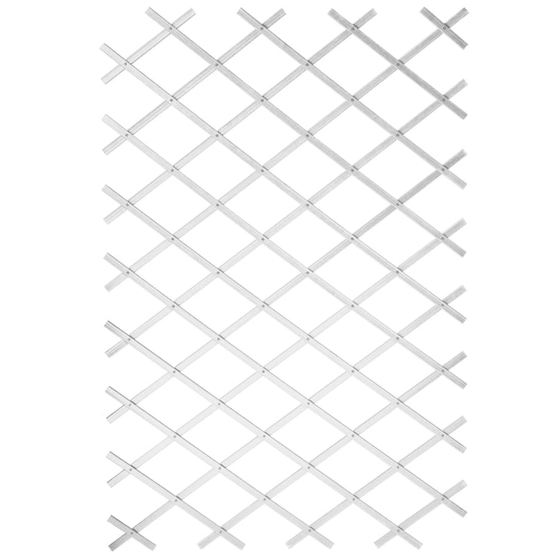 Load image into Gallery viewer, Nature tuinlatwerk 50x150 cm pvc wit 6040701
