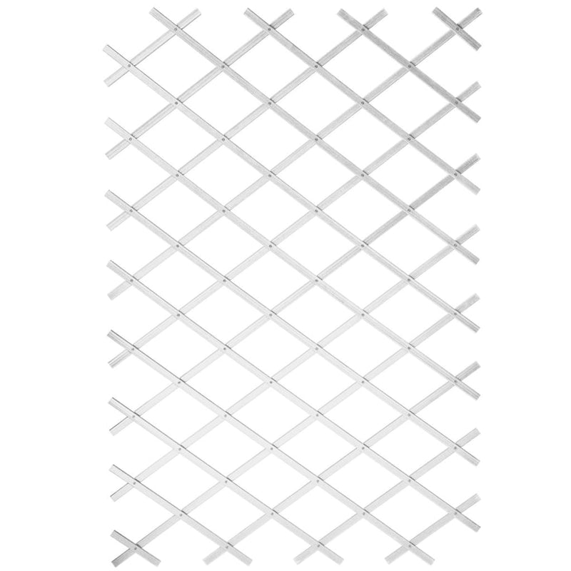 Load image into Gallery viewer, Nature tuinlatwerk 100x200 cm pvc wit 6040703
