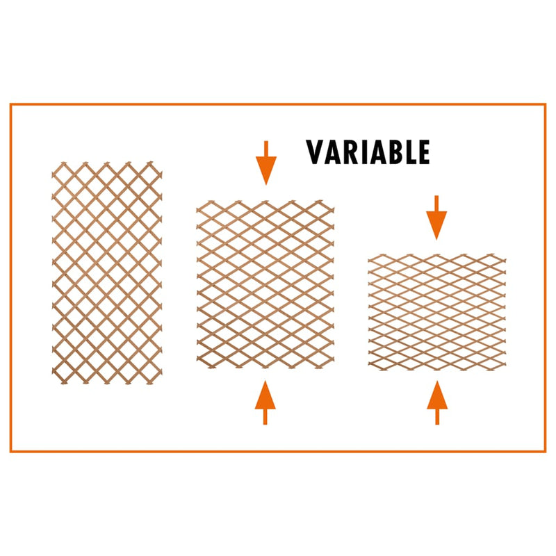 Load image into Gallery viewer, Nature latwerk voor tuin 100x200 cm natuurlijk hout 6041703
