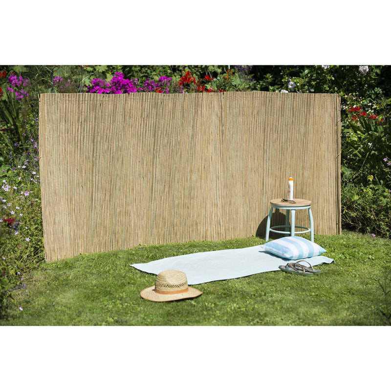Load image into Gallery viewer, Nature Nature Tuinscherm 1,2x3 m zeggeriet
