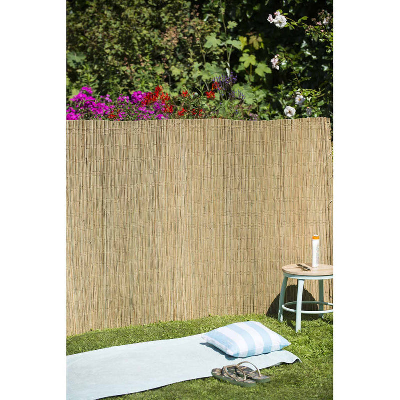 Load image into Gallery viewer, Nature Nature Tuinscherm 1,2x3 m zeggeriet
