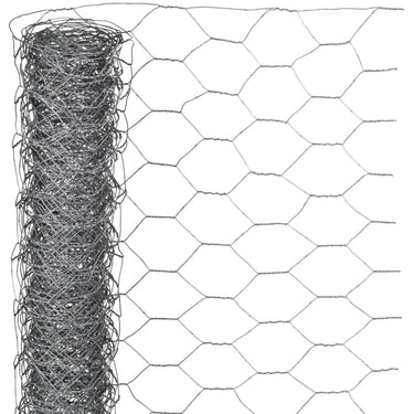 Nature gaas zeshoekig 0,5x10 m 25 mm gegalvaniseerd staal