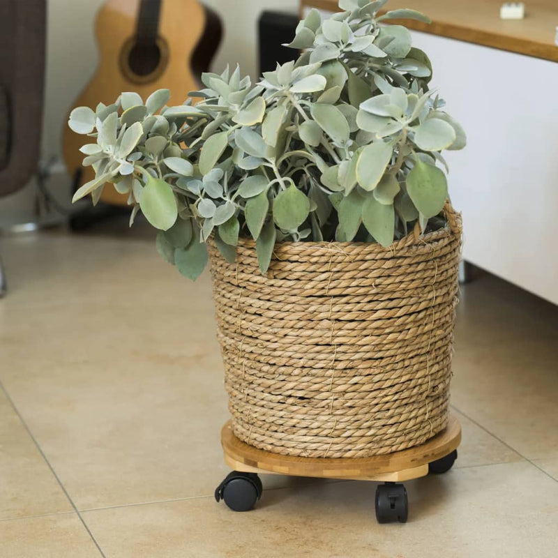 Load image into Gallery viewer, Nature plantentrolley rond ø30 cm bruin bpc
