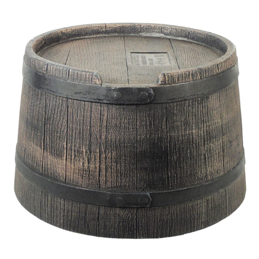 Nature standaard voor regenton met hout-look 45x28,5 cm bruin