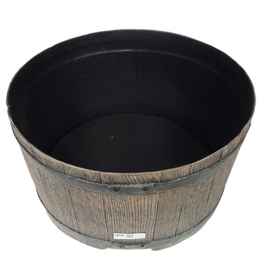 Nature regentonstandaard met hout-look 30,5x58 cm bruin
