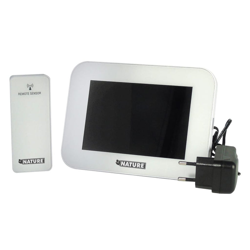 Load image into Gallery viewer, Nature weerstation digitaal h12,5 x 17,5 x 2,5 cm wit
