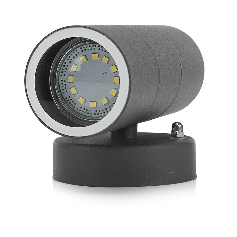 Load image into Gallery viewer, Smartwares gwl-176-hg buiten wandlamp grijs rvs
