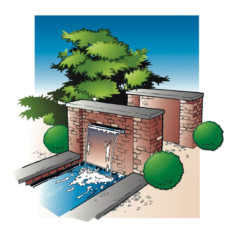 Load image into Gallery viewer, Ubbink niagara waterval 60 cm roestvrij staal
