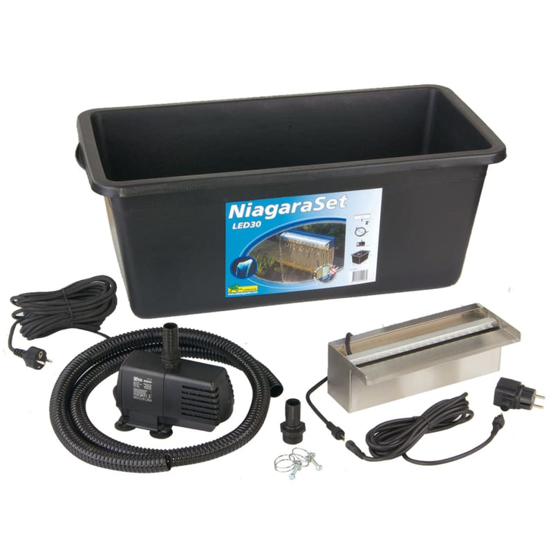Load image into Gallery viewer, Ubbink watervalset niagara met pomp led 30 cm
